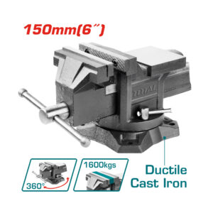 Tornillo de banco 6" giratorio c/yunque THT6166