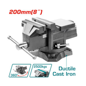 Tornillo de banco 8" giratorio c/yunque THT6186