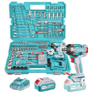 Pistola d/impacto 20V 500Nm +152 piezas THKTHP31522