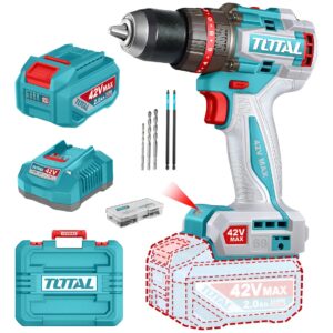 Taladro percutor 42V 1/2" s/carbones 69Nm TIDLI426981