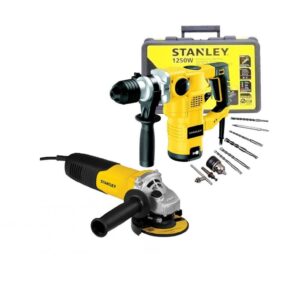 Rotomartillo SDS Plus 1250W STHR1232K+esmeril SG7115-B2